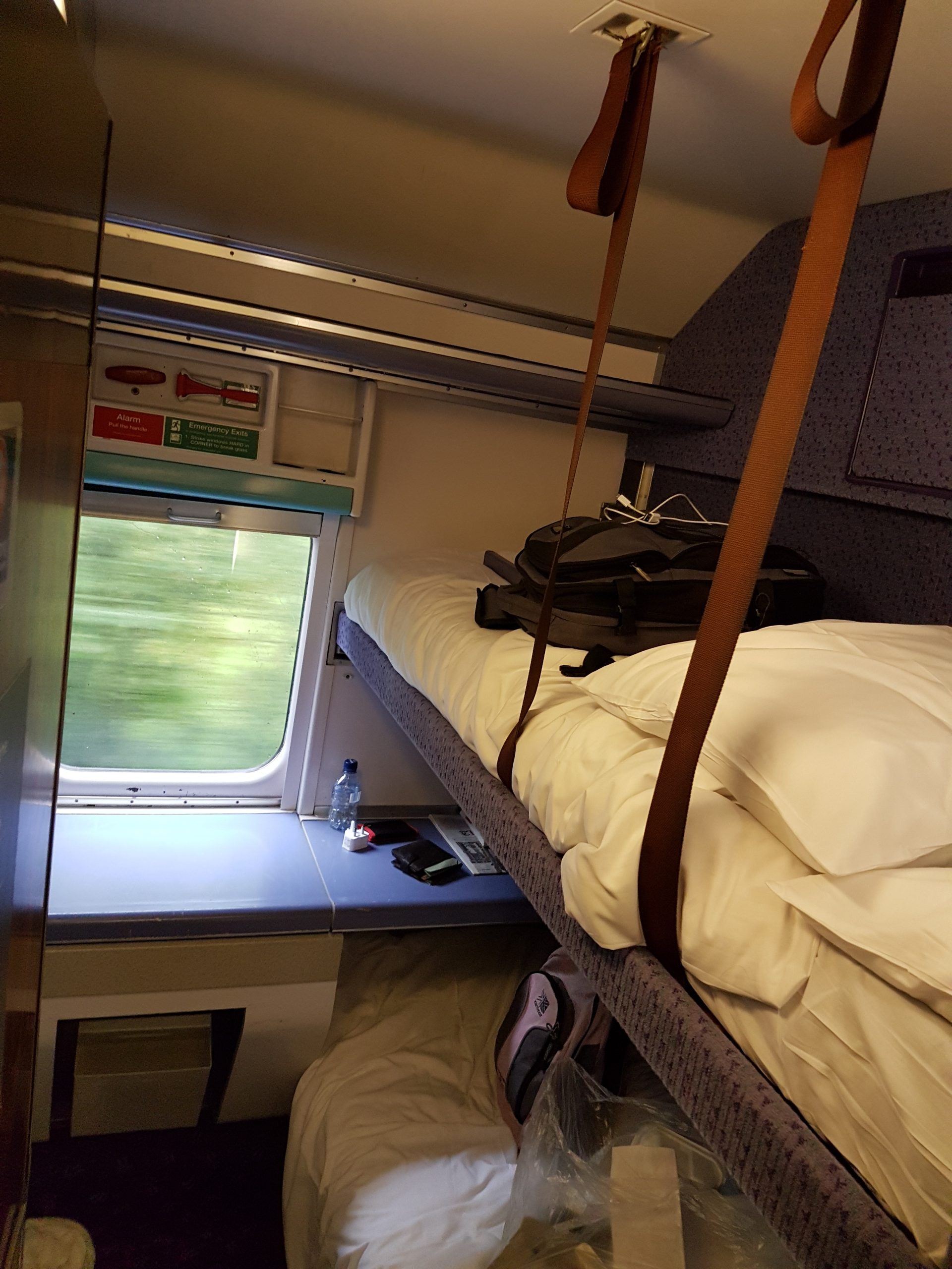 Caledonian Sleeper Train bunks