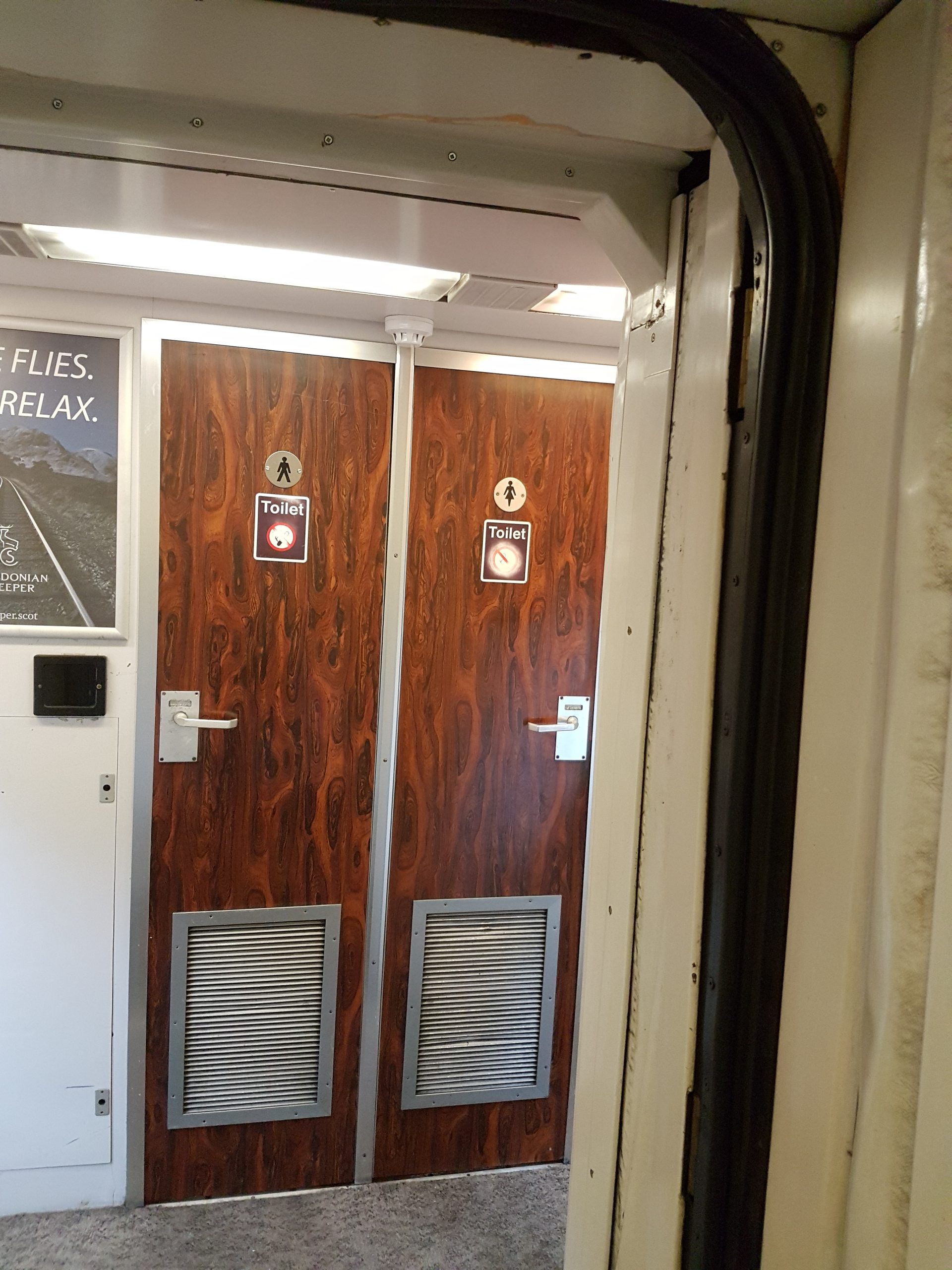 Caledonian Sleeper Train toilets