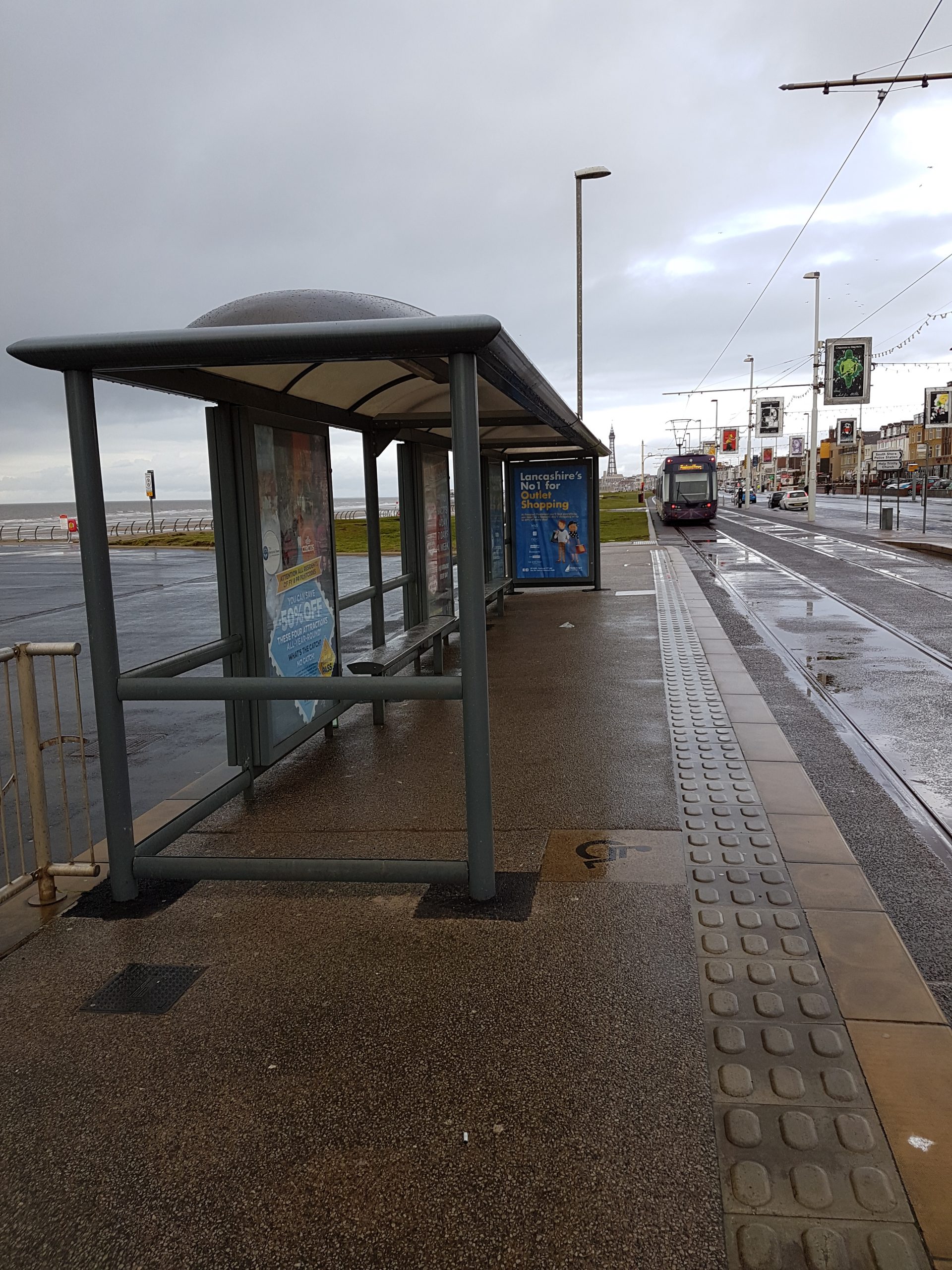 Blackpool tram stop