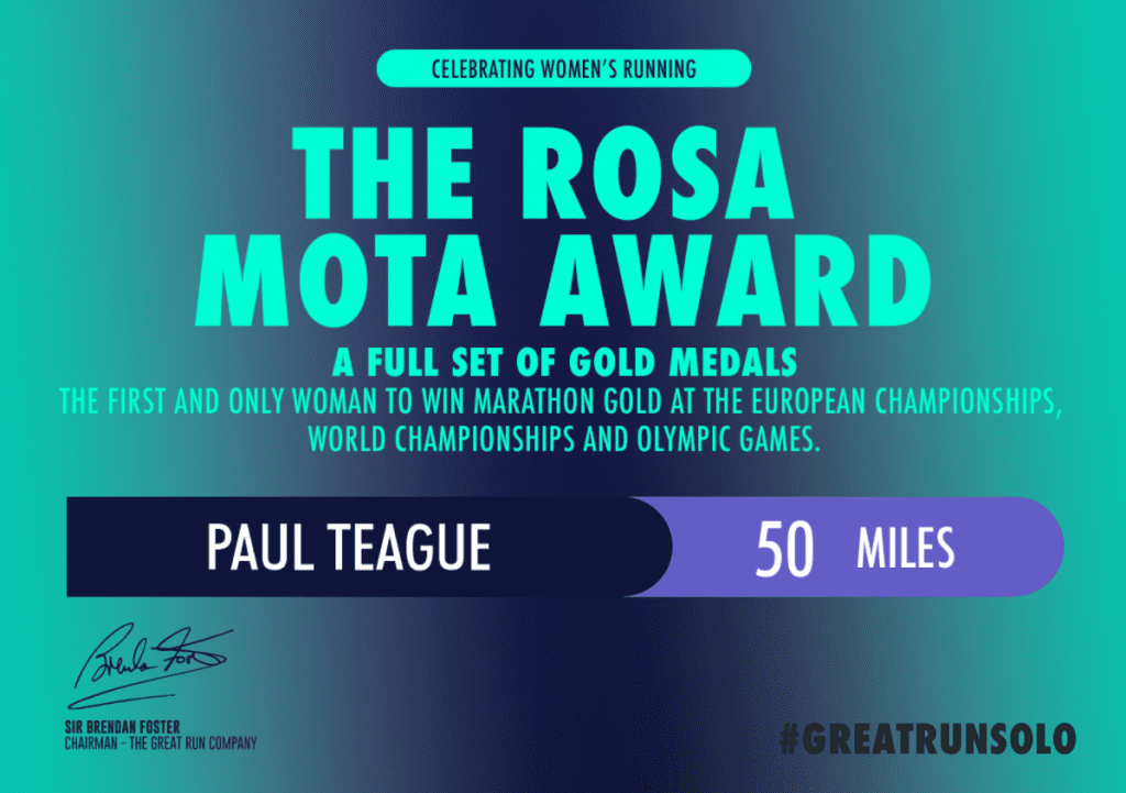 Rosa Mota certificate